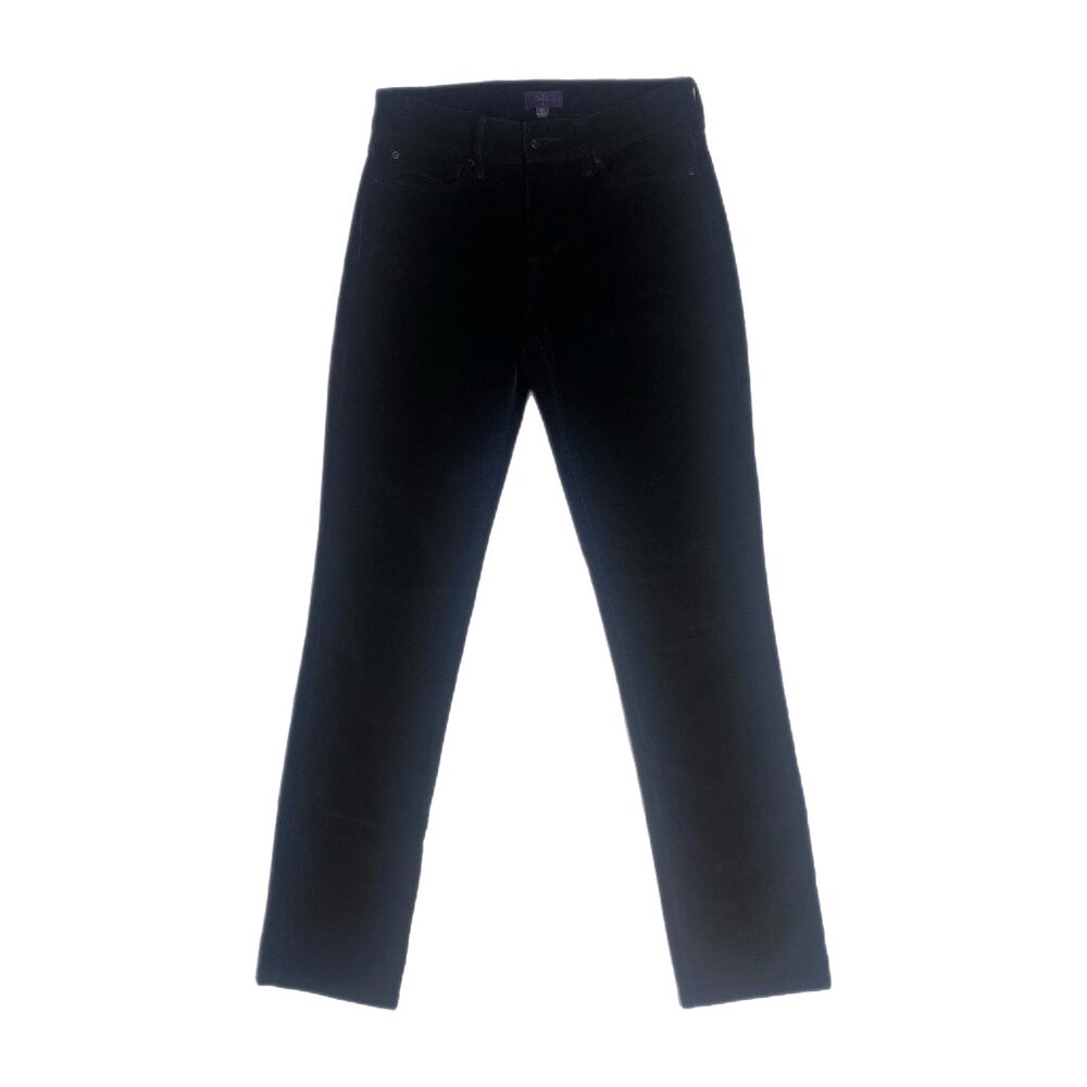 NYDJ Women's Black Corduroy Skinny Jeans with Lift Tuck Technology Size 0
